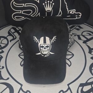 Raiders Logo Suede SnapBack